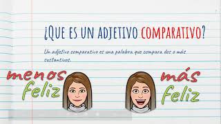 Comparative Adjectives explicado en Español [upl. by Fortunato]