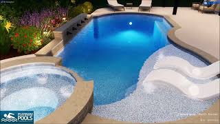 Platinum Pools  Arentsen Family Pool Design by Buddy Harrott [upl. by Gerik]