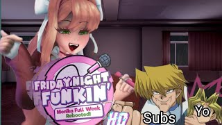 El regreso de Monika en HD Friday Night Funkin vs Monika HD [upl. by Theodoric]