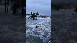 Javeas Arenal beach destroyed by storm Gloria [upl. by Anirav930]