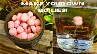 Carp fishing How to make pop up boilies [upl. by Dusza]