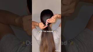 Try this hack tomorrow ✨😍 hair hairstyle shorts longhair haircare [upl. by Rotberg]