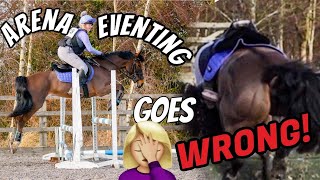 MARES WILL BE MARES ARENA EVENTING  LINCOMB GOES WRONG ft Nohorsehan [upl. by Avirt]