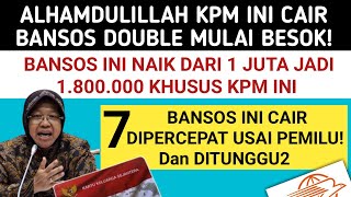 BANSOS INI CAIR DOUBLE ADA KENAIKAN DARI 1 JUTA JADI 18 JUTA  7 BANSOS CAIR FEBRUARI 2024 [upl. by Enoed]