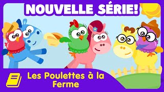 Poulette Petit Pois Mini  Les Poulettes à la Ferme  Dessin Animé pour Bébés [upl. by Pleione]