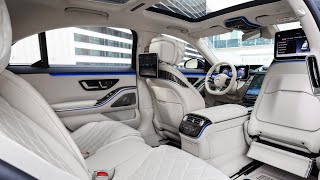 All NEW 2023 Mercedes S Class  INTERIOR [upl. by Atnoid]