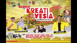 Kreativesia Komunitas Fest Pekan Kreativitas Pemuda Indonesia [upl. by Apgar]