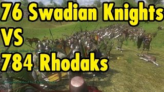 76 Swadia Knights vs 784 Rhodak Army  TOTALLY LEGITish [upl. by Mathilde]