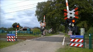 Spoorwegovergang Putten  Dutch railroad crossing [upl. by Normac835]