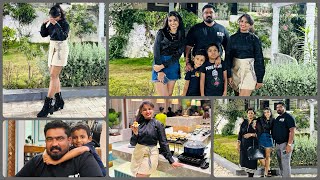 Family Dineout😎Twinning Outfits🖤SPURTHI VLOGS [upl. by Leopoldeen]