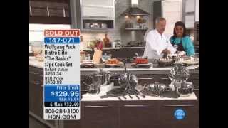 Wolfgang Puck Bistro Elite The Basics 17piece Cookware Set [upl. by Jarrett227]