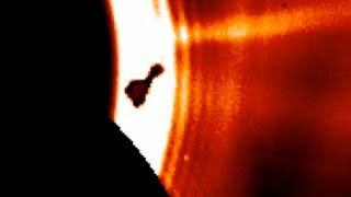 Ship Leaving Sun 10X Bigger than Earth April 15 2024 UFO Sighting News [upl. by Eihctir]