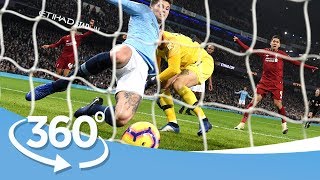 IMMERSIVE VR EXPERIENCE  Man City 21 Liverpool [upl. by Adnolahs]