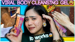 I Tried Viral Face amp Body Dirt Removing Cleansing Gel😱  yes its works [upl. by Showker893]