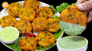 Street Style Crispy Aloo ki TIkki RecipeAloo K Kabab by Samina Food Story [upl. by Nawoj]