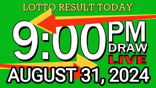 LIVE 9PM LOTTO RESULT TODAY AUGUST 31 2024 2D3DLotto 9 9pmlottoresultaugust312024 swer3result [upl. by Melvyn951]