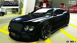 Bentley Continental GT ENUS Cognoscenti Cabrio GTA 5 ONLINE Black car gameplay new [upl. by Pantin]