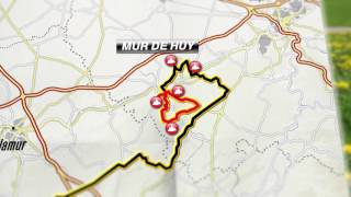 Parcours  Route  La Flèche Wallonne 2017 [upl. by Asilehc]