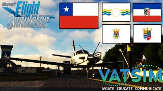 MSFS Valdivia  Temuco  Concepción  Chillán VATSIM [upl. by Champagne955]