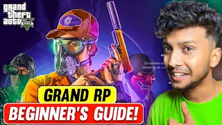 How To Start Playing GTA 5 GRAND RP  COMPLETE BEGINNERS GUIDE  FREE CAR GC amp More  2024 [upl. by Granese68]