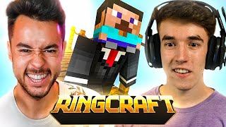 ASI FUE EL PRIMER DIA de RINGCRAFT CON 100 STREAMERS  MINECRAFT [upl. by Rintoul]