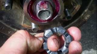 Trailer Axle Bearing Adjustment Trick [upl. by Atiuqet509]