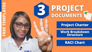 What is a Project Charter  What is a WBS  What is a RACI Chart FREE TEMPLATES INCLUDED [upl. by Barbour207]