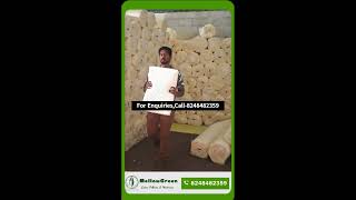 Latex 2 inch Topper  Free shipping Free Pillows Free Bed Spread MELLOWGREEN MATTRESS DHARMAPURI [upl. by Clem]