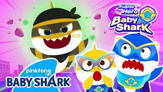 🧟‍♂️NEW BOO Its a Giant Monster Shark  Super Hero Baby Shark  Halloween  Baby Shark Official [upl. by Aehta]