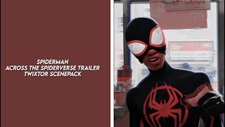 spiderman across the spiderverse trailer twixtor scenepack [upl. by Rhetta535]