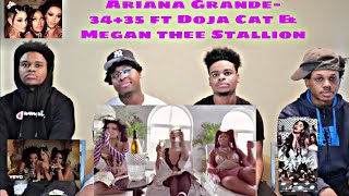 Ariana Grande  3435 Remix feat Doja Cat and Megan Thee Stallion Official VideoSBC REACTION [upl. by Einahpets]