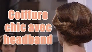 Astuce Coiffures comment se coiffer avec un accessoire [upl. by Acker]