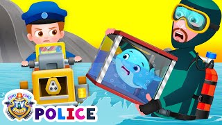 ChuChu TV police saving the dolphins  underwater episode  Fun Stories for Children [upl. by Niak]