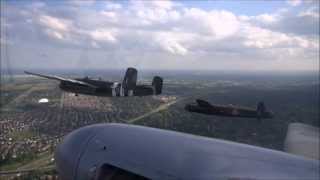 Avro Lancaster from on board the Mosquito HD [upl. by Roht]