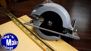 Make a simplified track saw [upl. by Ajna]