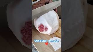 Satisfying Pomelo ❤cutting asmr viral trending shortsfeed shorts asmr [upl. by Wasson]