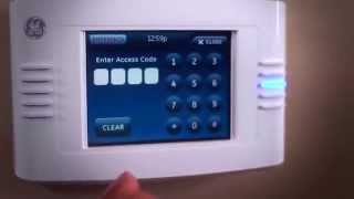 GE Interlogix TwoWay Talking Touch Screen Alarm Keypad [upl. by Shelby]