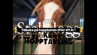 Åker på hopptävling   Tillbaka på hoppbanan efter ett års uppehåll [upl. by Dorkas]