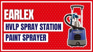 Earlex HV5500 HVLP Spray Station Paint Sprayer [upl. by Hulbig741]