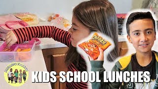 KIDS PACK THEIR OWN SCHOOL LUNCH  KIDS PACKING A BUNCH OF BENTO BOX LUNCHES  PHILLIPS FamBam VLogs [upl. by Beatty]