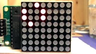 Conways Game of Life  8x8 LED Matrix [upl. by Nevah]