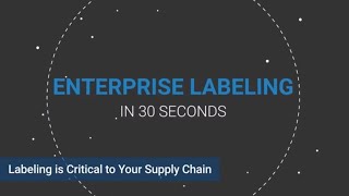 Enterprise Labeling In 30 Seconds [upl. by Ilat]