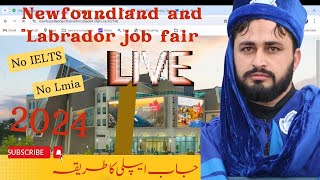 Newfoundland and Labrador Virtual Job Fair Website Live  Job Fair Live Session Started  QampA [upl. by Demha]