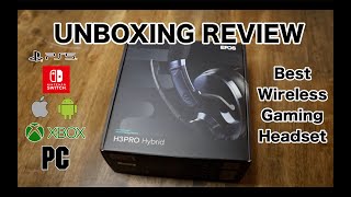 EPOS H3PRO HYBRID WIRELESS GAMING HEADSET  AUDIO TEST  UNBOXING REVIEW [upl. by Elaen601]