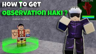 How to get Observation Haki  Blox Fruits bloxfruits [upl. by Ailad]