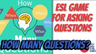 ESL Game for Questions  How Many Questions  Videos For Teachers [upl. by Ranna]