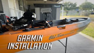 How to Install A Fish Finder on an Old Town Kayak [upl. by Uolymme]