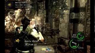 Chapter 42 Worship Area BSAA Emblems Treasures amp Weapons Resident Evil 5 [upl. by Rillings105]