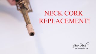 Neck Cork Replacement  TUTORIAL [upl. by Lovel591]