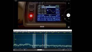 Feeltech FY6600 Generator with Anan 200D sdr radio [upl. by Diley]